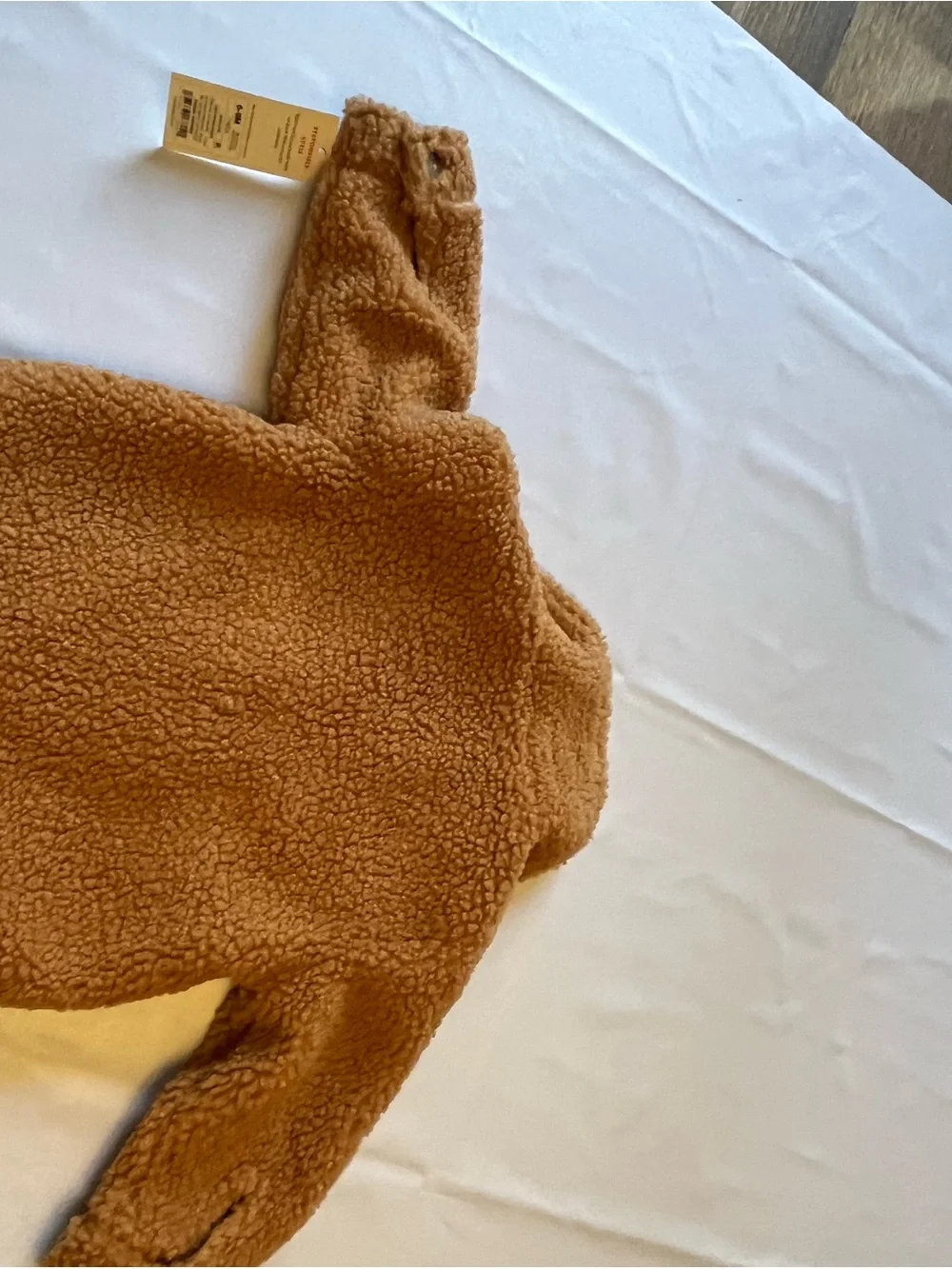 Cat & Jack Cozy Teddy Sherpa Jacket in Brown